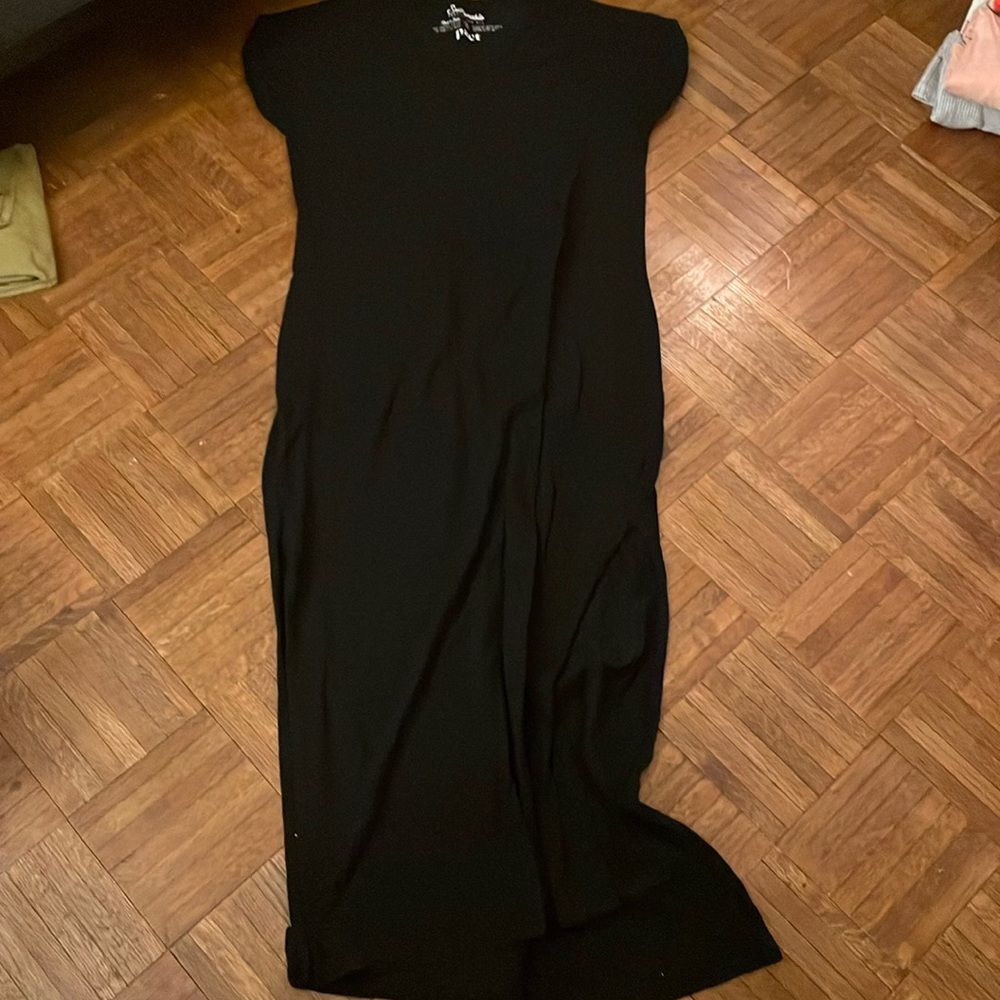 Pact long shirt dress